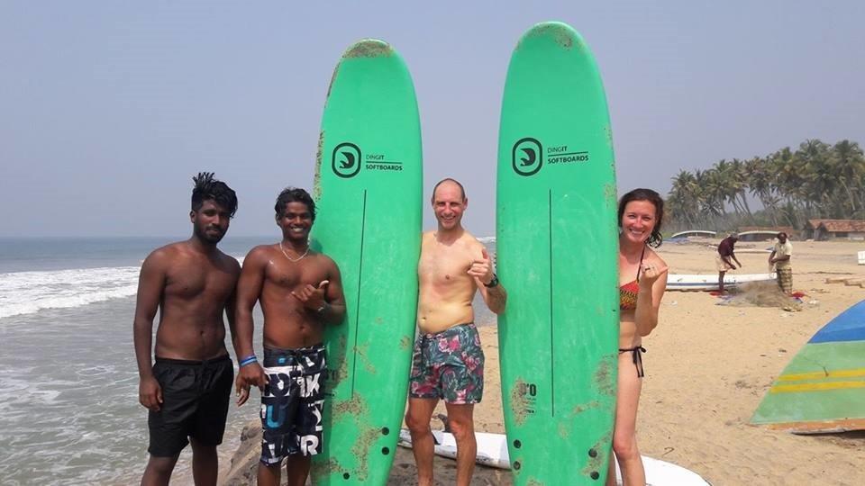 Mk Gardens Surf & Yoga House Hotell Varkala Exteriör bild